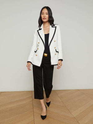Aimee Oversized Tweed Blazer blazer L'AGENCE Sale