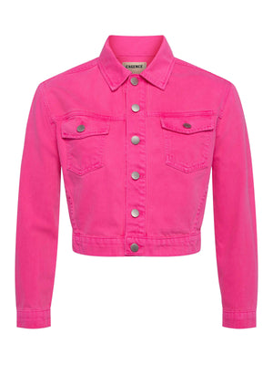 Koda Cropped Denim Jacket jacket L'AGENCE