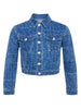 Koda Cropped Denim Jacket preorder L'AGENCE