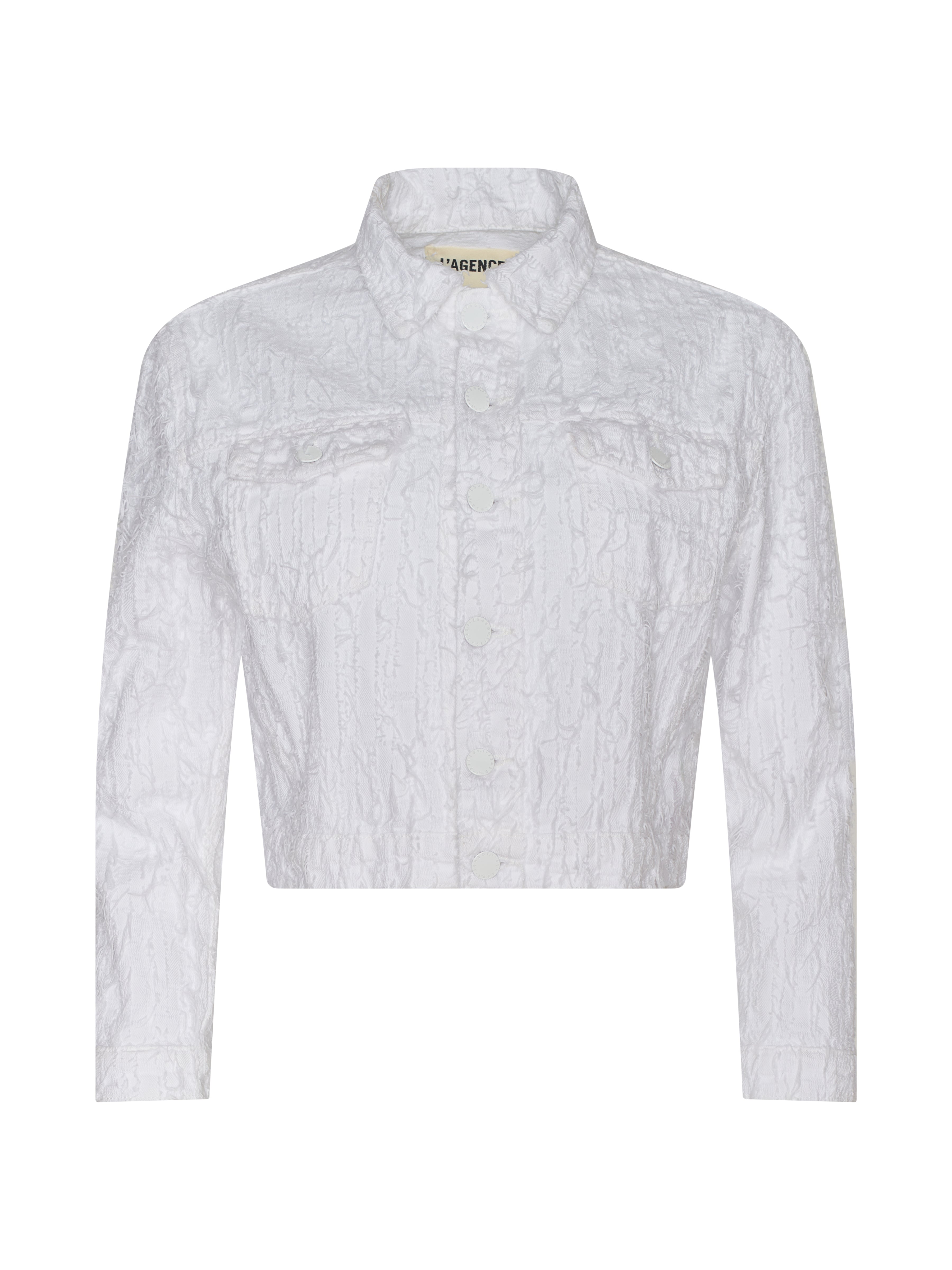 Koda Cropped Denim Jacket jacket L'AGENCE