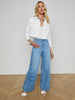 Koda Cropped Denim Jacket jacket L'AGENCE