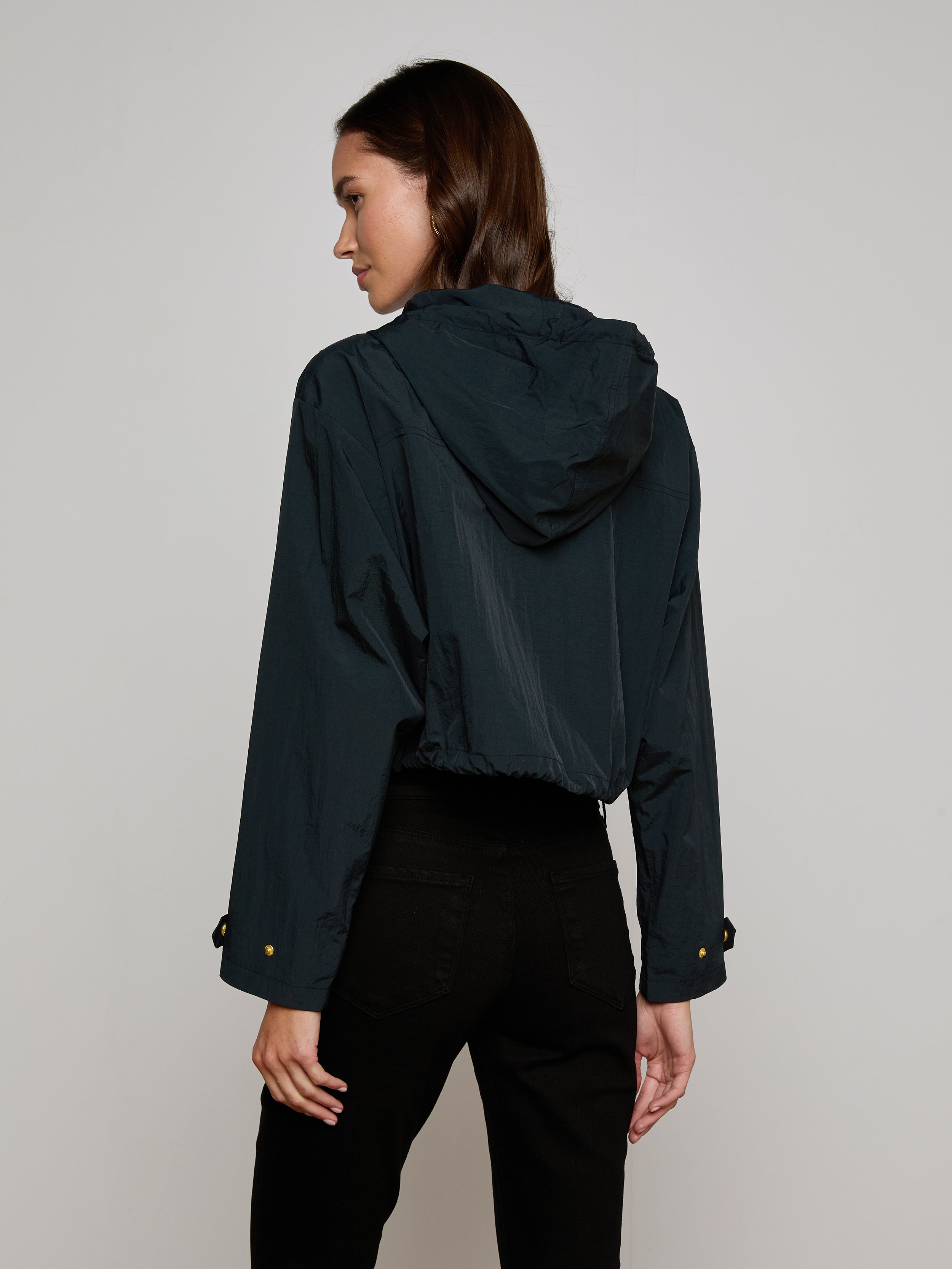 Bronwyn Cropped Windbreaker jacket L'AGENCE