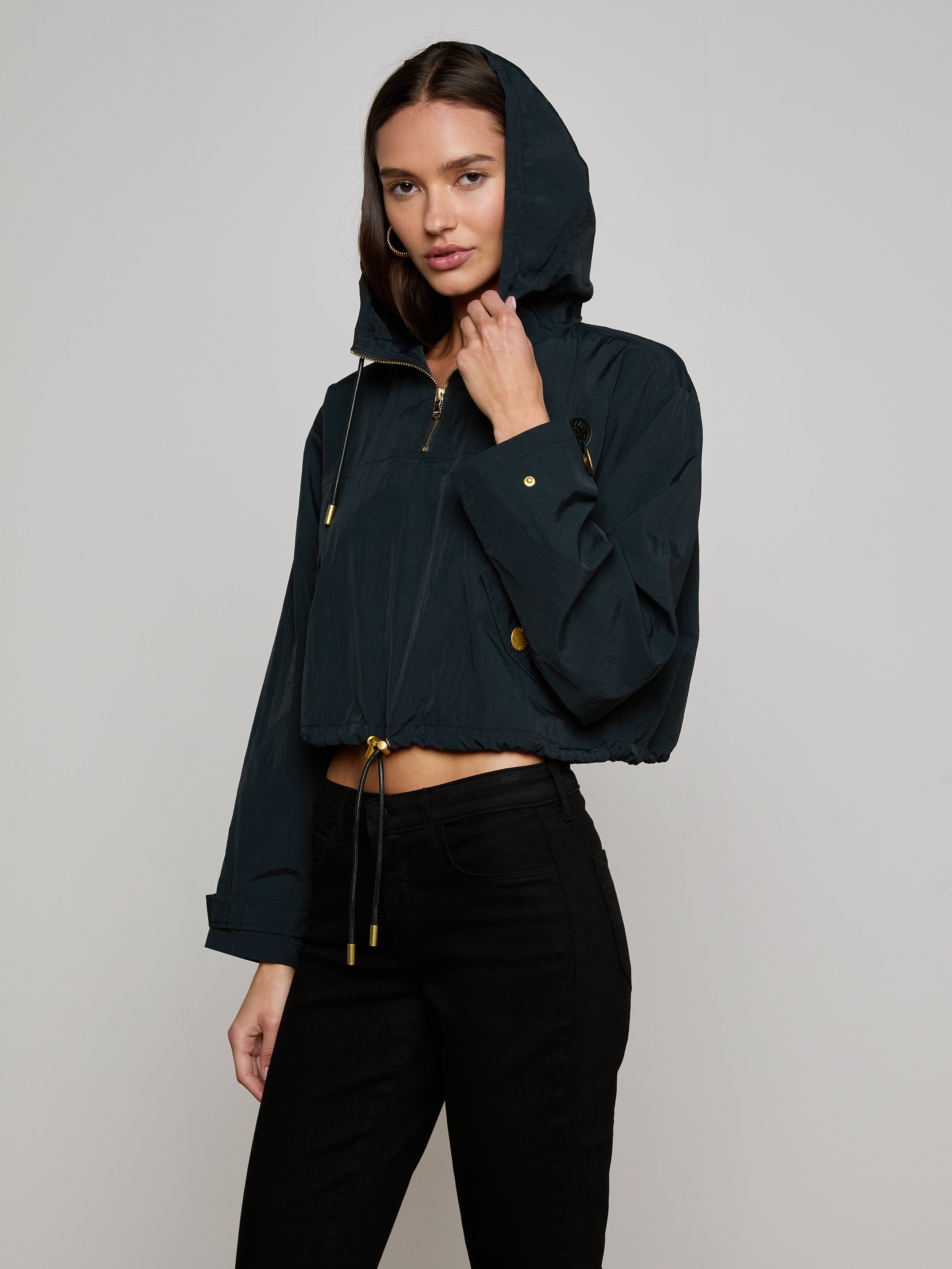 Bronwyn Cropped Windbreaker jacket L'AGENCE