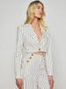 Izzie Striped Cropped Blazer