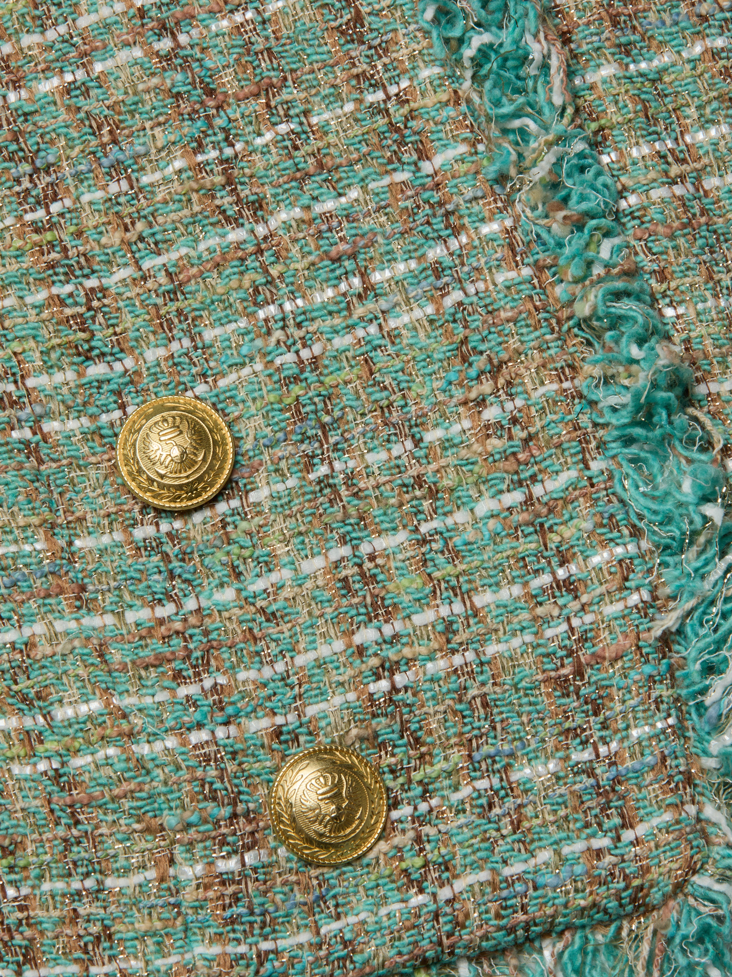 Clydie Cropped Tweed Jacket