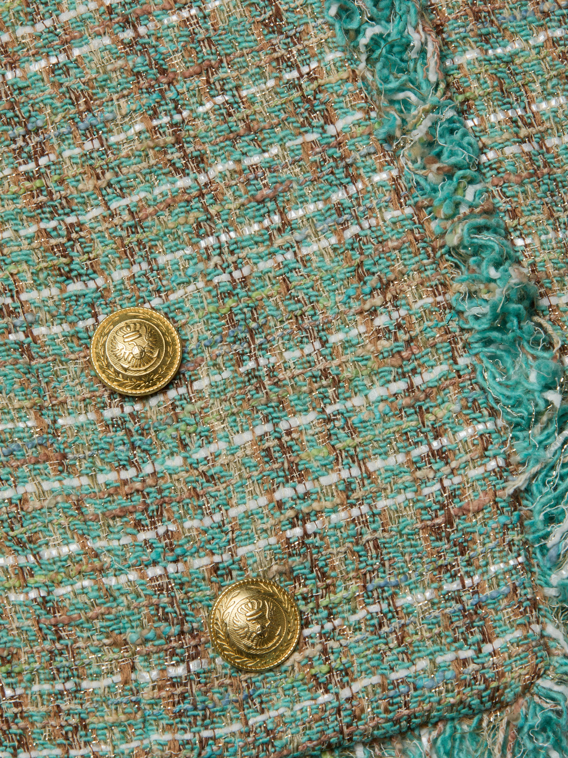 Clydie Cropped Tweed Jacket