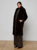 Irisa fx fur lthr trm ct