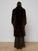 Irisa fx fur lthr trm ct