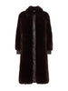 Irisa fx fur lthr trm ct