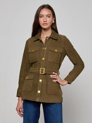 Veste ishani ceinturée
