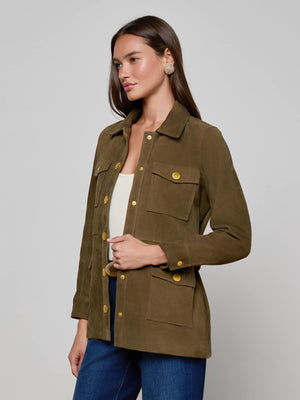 Veste ishani ceinturée