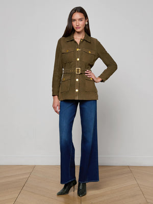 Veste ishani ceinturée