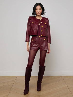 Veste en cuir Deidra