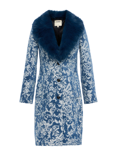 Laney Faux Fur Coat IN RUNWAY L'AGENCE