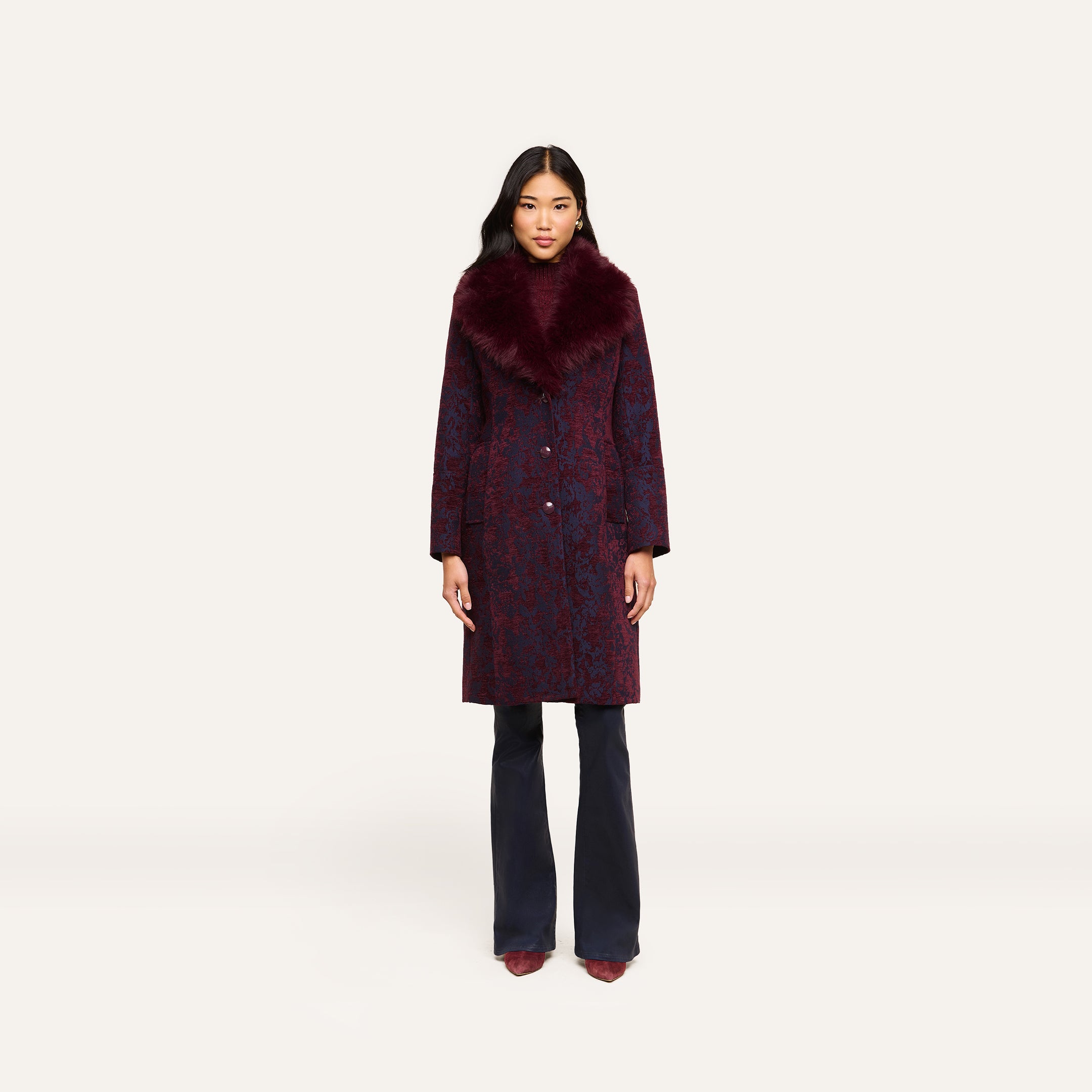 Laney Jacquard Coat
