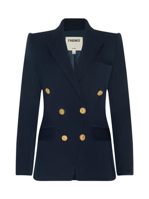 교미 이중 가슴 블레이저