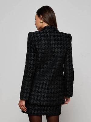 Cambrie Oversized Houndstooth Blazer
