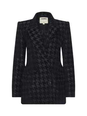 Cambrie Oversized Houndstooth Blazer