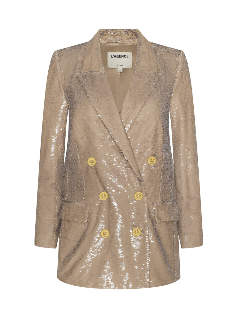 Cambrie Oversized Sequin Blazer