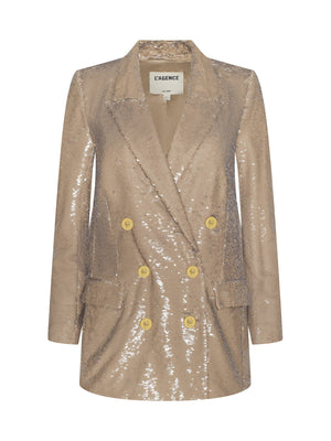 Cambrie Oversized Sequin Blazer