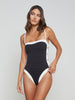 Tory Bandeau One-Piece Swimsuit swim L'AGENCE   