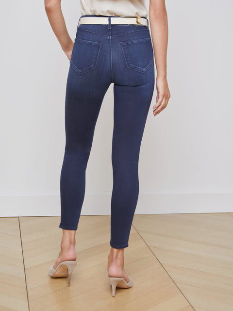 Sofia Jeans Women's 6 Skinny Ankle Denim Gray Stretch Cotton Blend