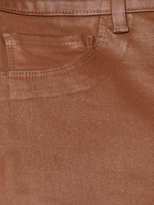 Margot Coated Cropped Skinny Jean