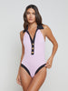 Natalya Collared One-Piece swim L'AGENCE   