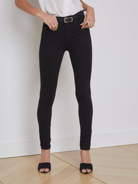 Buy Women Black Mid-Rise Stretchable Ankle Length Jegging - Global Republic