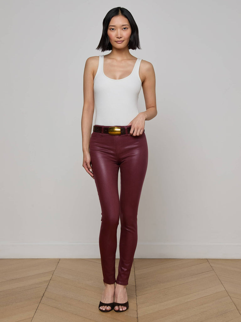 Marguerite Coated Skinny Jean