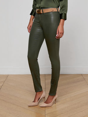 Jean skinny enduit de marguerite
