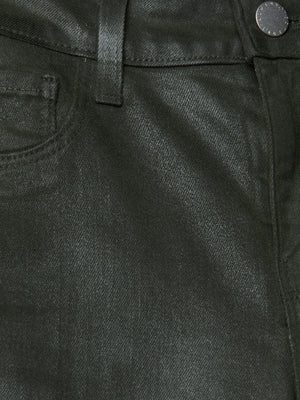 Jean skinny enduit de marguerite