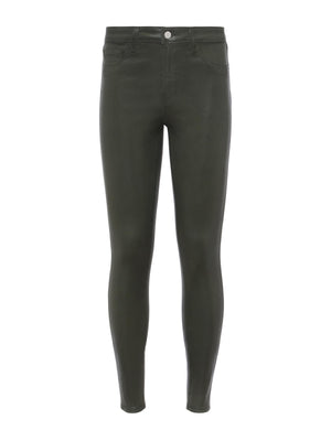 Jean skinny enduit de marguerite