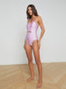 Leila Halter One-Piece Swimsuit swim L'AGENCE