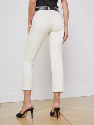 Sada Slim-Leg Cropped Jean jean L'AGENCE   
