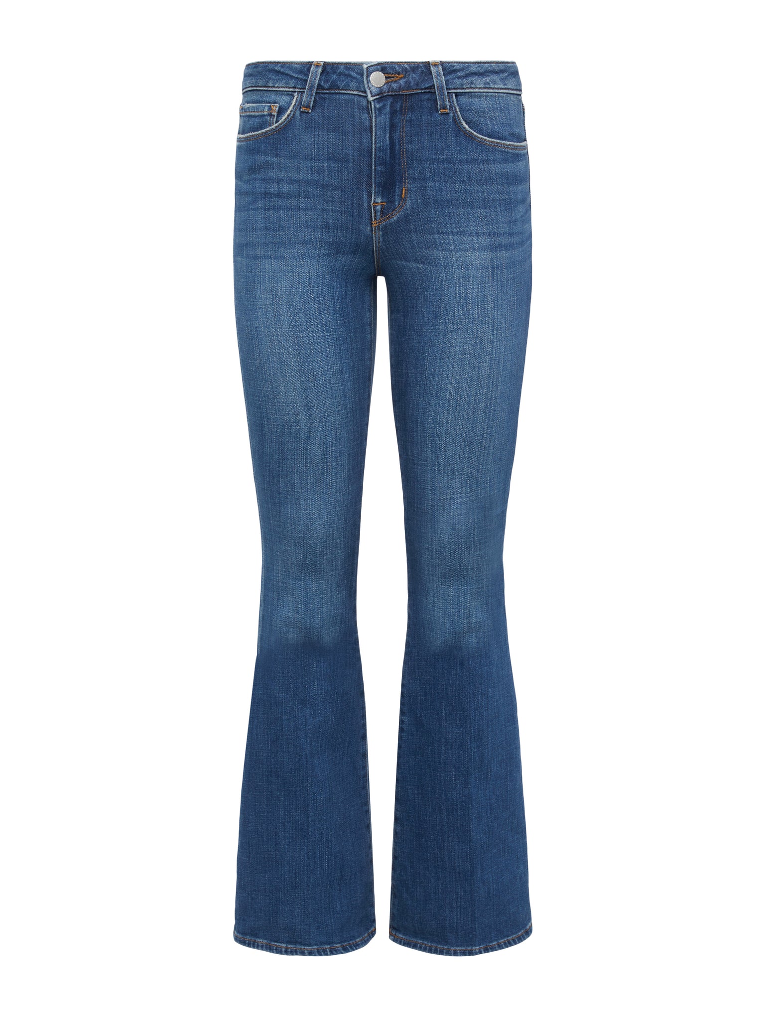 L'AGENCE Bell High-Rise Flare Jean In Authentique