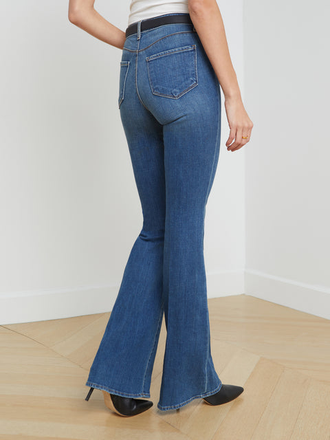 High Waist Bell-Bottom Jeans