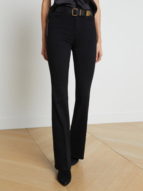 L'Agence Bell High-Rise Flare Jeans