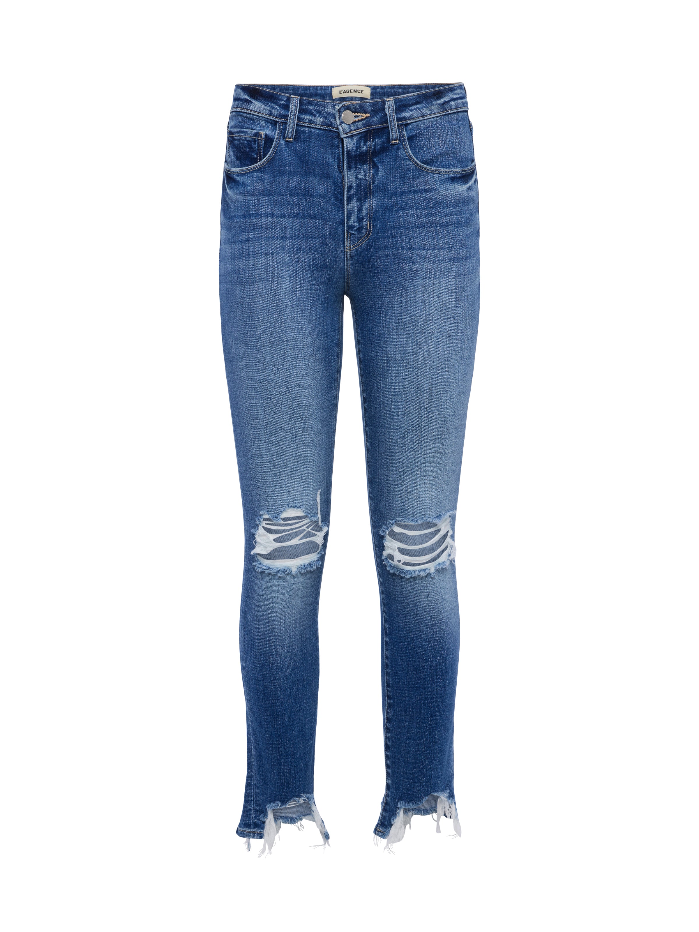 High Line Distressed Skinny Jean jean L'AGENCE