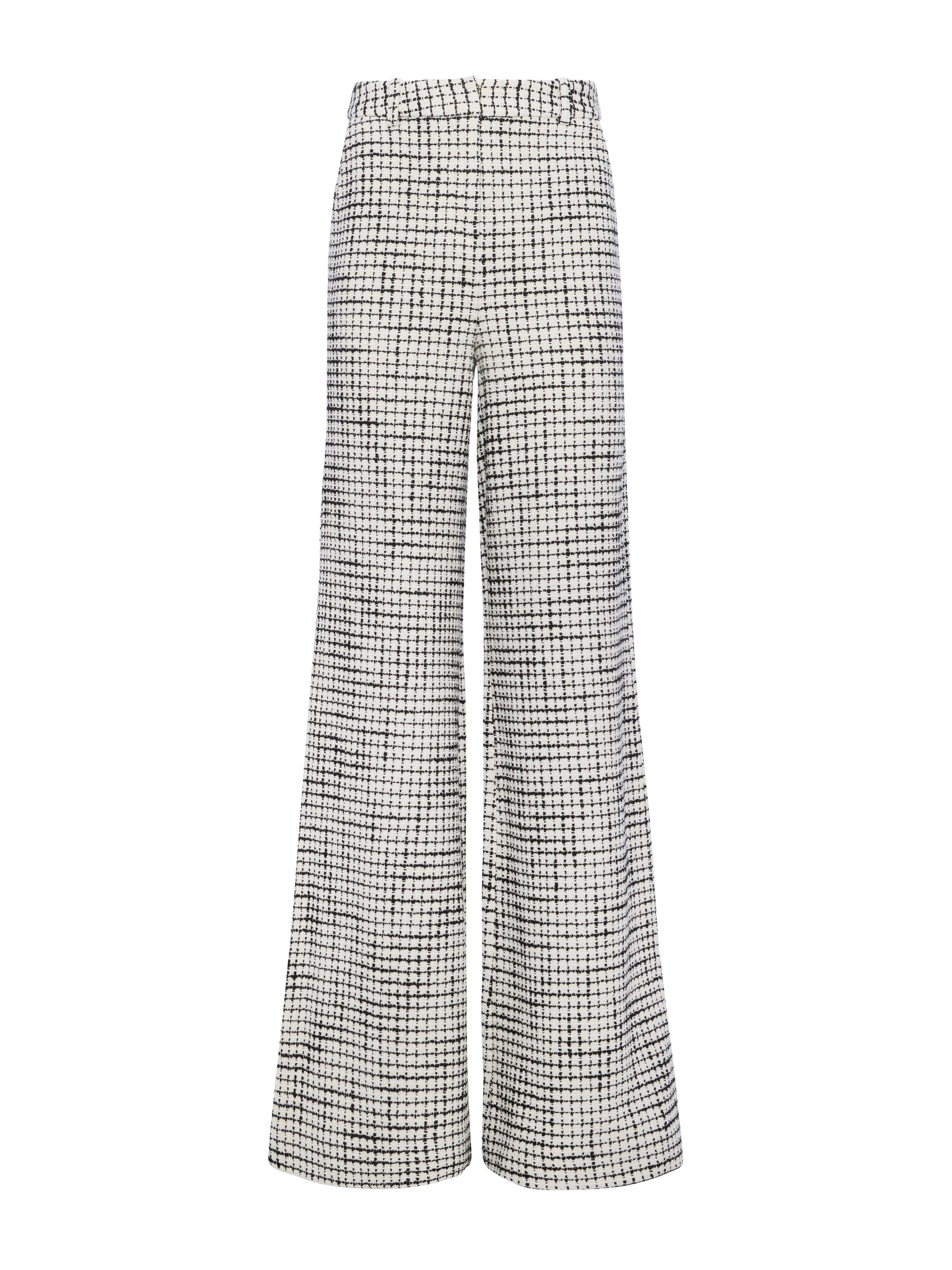 Pilar Tweed Wide-Leg Pant pant L'AGENCE