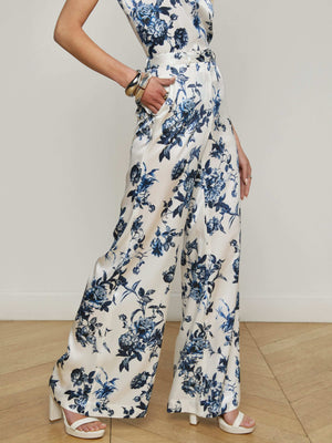 Pilar Silk Wide-Leg Pant pant L'AGENCE