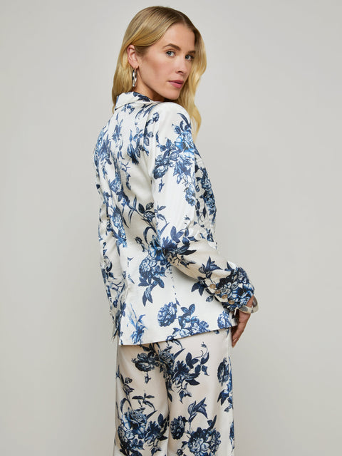 Pilar Silk Wide-Leg Pant