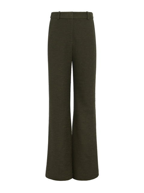 L'AGENCE Pilar Wide-Leg Pant in Army