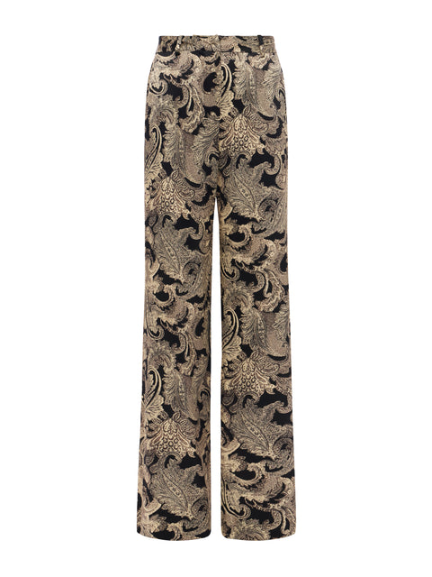 Pilar Silk Wide-Leg Pant pant L'AGENCE   