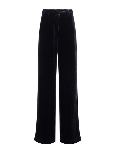 Pilar Velvet Wide-Leg Pant pant L'AGENCE Sale