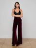 Pilar Velvet Wide-Leg Pant