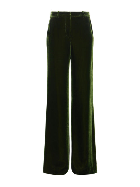 Pilar Velvet Wide-Leg Pant pant L'AGENCE Sale