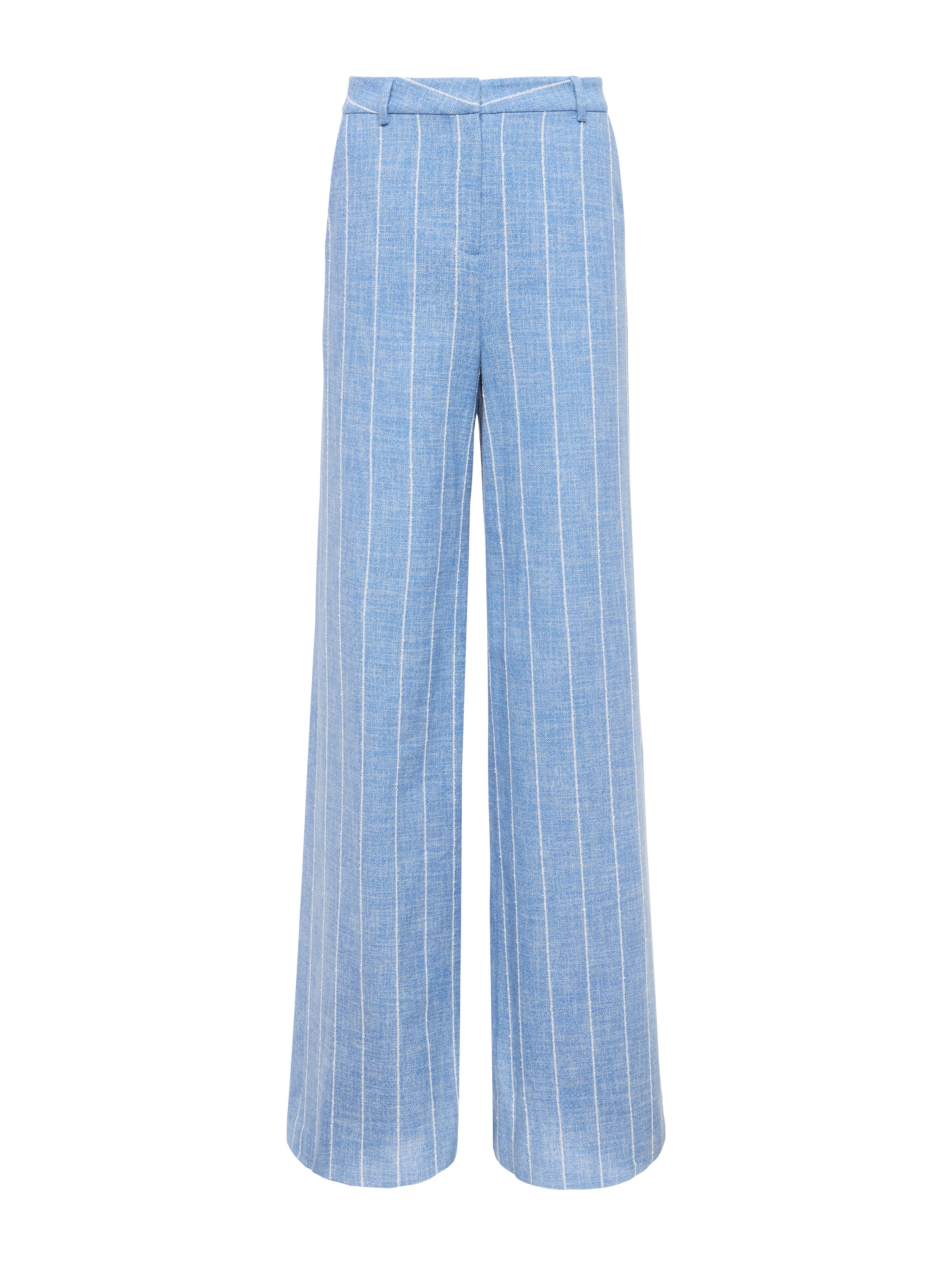 Pilar Pinstriped Wide-Leg Pant