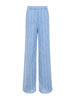 Pilar Pinstriped Wide-Leg Pant