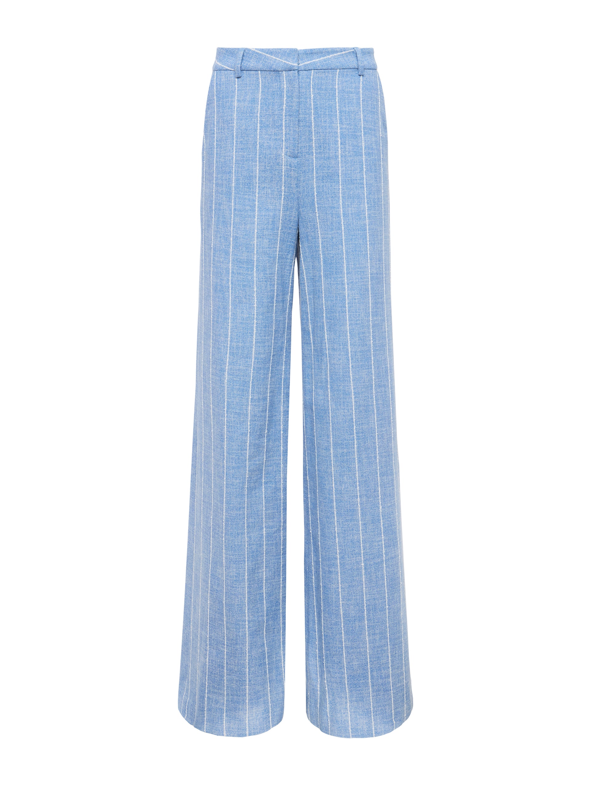 Pilar Pinstriped Wide-Leg Pant